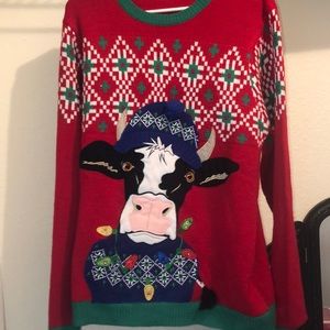 Cow Christmas shirt